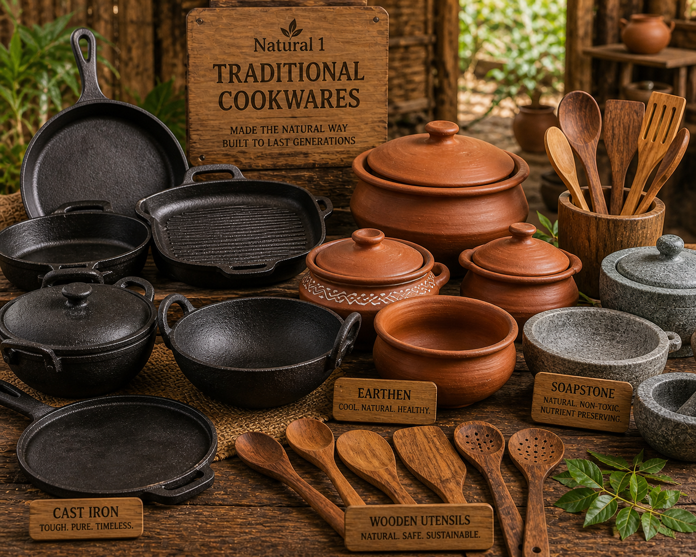 Traditional cookwares